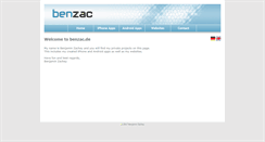 Desktop Screenshot of benzac.de