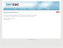 Tablet Screenshot of benzac.de
